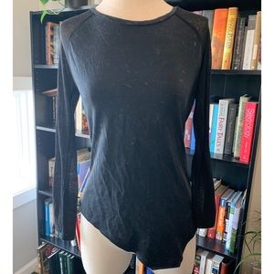 Edgy Black Tunic Tee